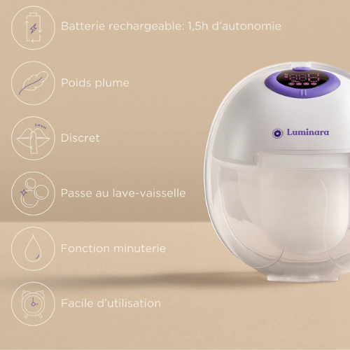 Tire-lait mains libres Luminara